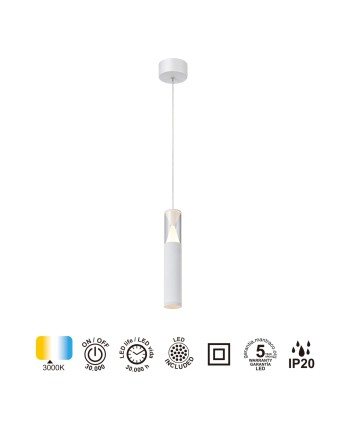 SPARK * COLGANTE 1L LED 7W - BLANCOARENA